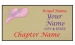 Gold Rectangle name Badge Artwork 121 Pink